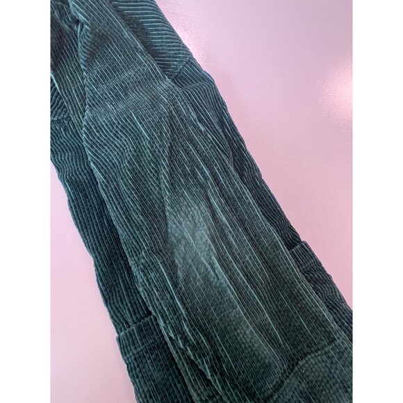 Nordstrom Green Corduroy‎ Jacket With Button Front & Pockets Size M - Picture 10 of 11